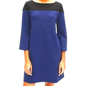 Gap Colorblock Shift Dress Black/Blue Sz XS